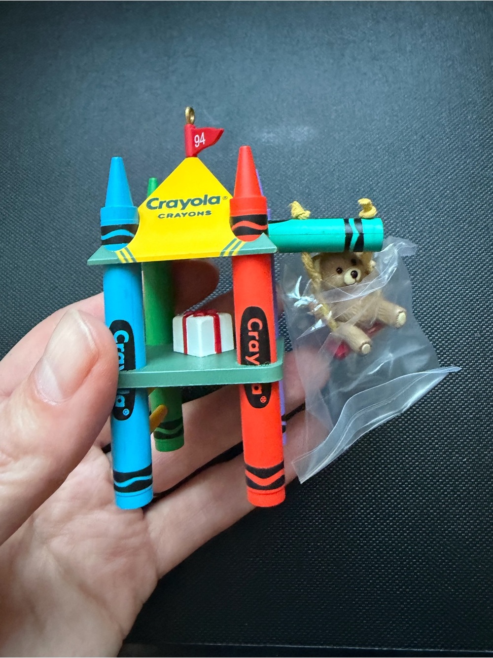 Hallmark Crayola ornament collectible NIB 1994 hallmark Christmas ornament